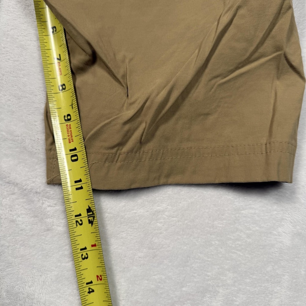 Eddie Bauer First Ascent Shorts Mens 30 Beige Nylon Stretch Hiking Zip Pockets - Picture 10 of 12